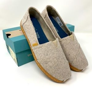 New TOMS Alpargata Leather Wrap 5.5